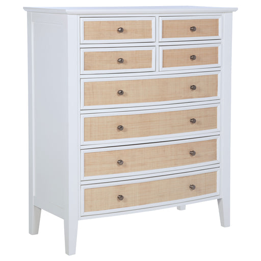 Coaster Furniture Bexhill White 8 Drawer Chest