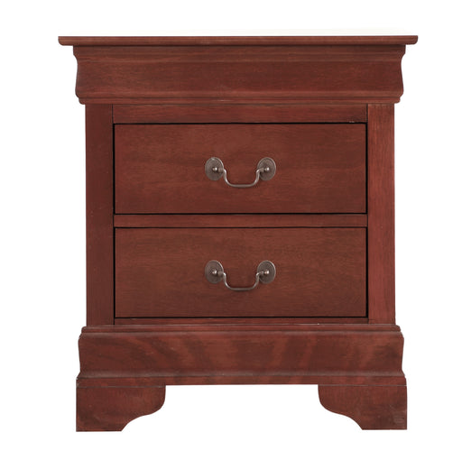 Glory Furniture Louis Phillipe Black Nightstand