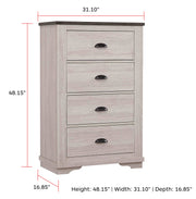Crown Mark Coralee Chalk Grey Chest