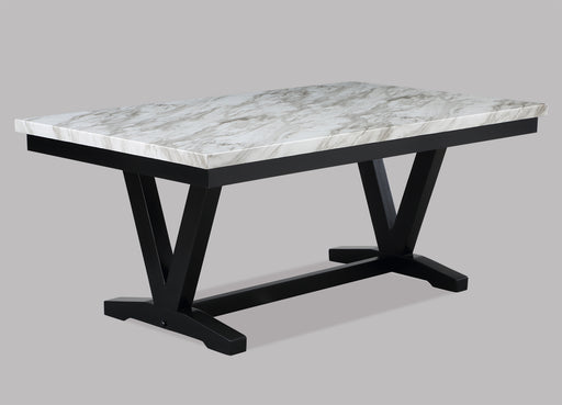 Crown Mark Tanner White Dining Table