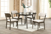 New Classic Furniture Rex Walnut 48 Inch Round Dining Table