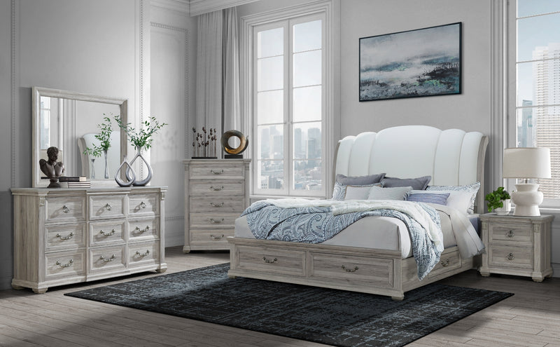 Global Furniture Rowan Tatum Grey Nightstand