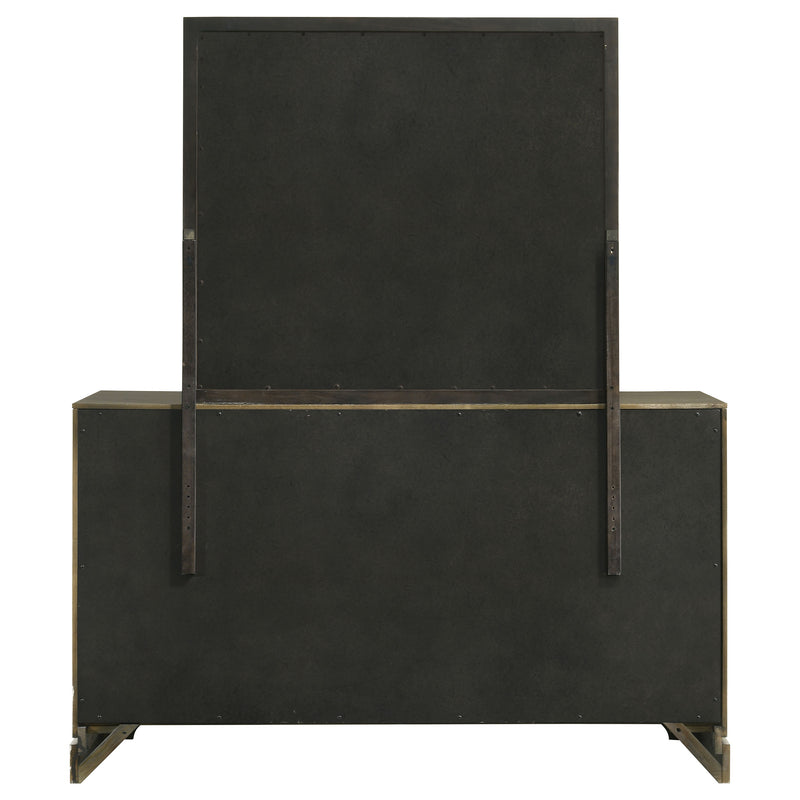 Coaster Furniture Gran Park Dark Cocoa Brown Dresser and Mirror