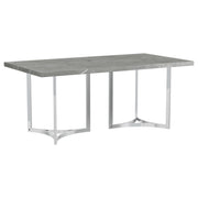 Coaster Furniture Sterling Grey Rectangular Dining Table