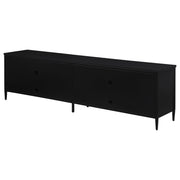 Coaster Furniture Amherst Black 78 inch TV Stand