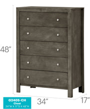 Glory Furniture Burlington Black Chest