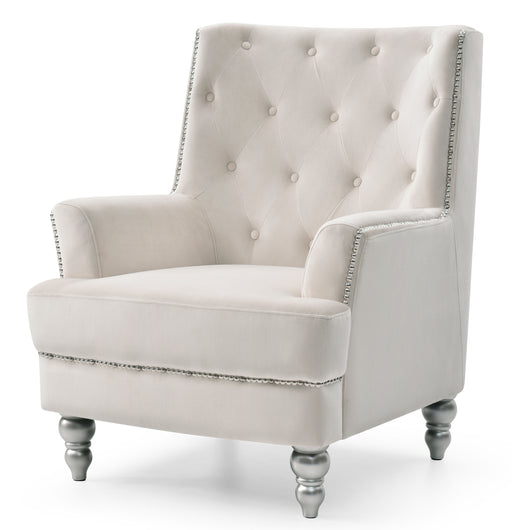 Glory Furniture Pamona Ivory Chair