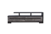 Crown Mark Remington Gray Ebony TV Stand