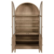 Coaster Furniture Kailani Beige Oak Display Cabinet