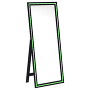 Coaster Furniture Windrose White LED Standing Mirror