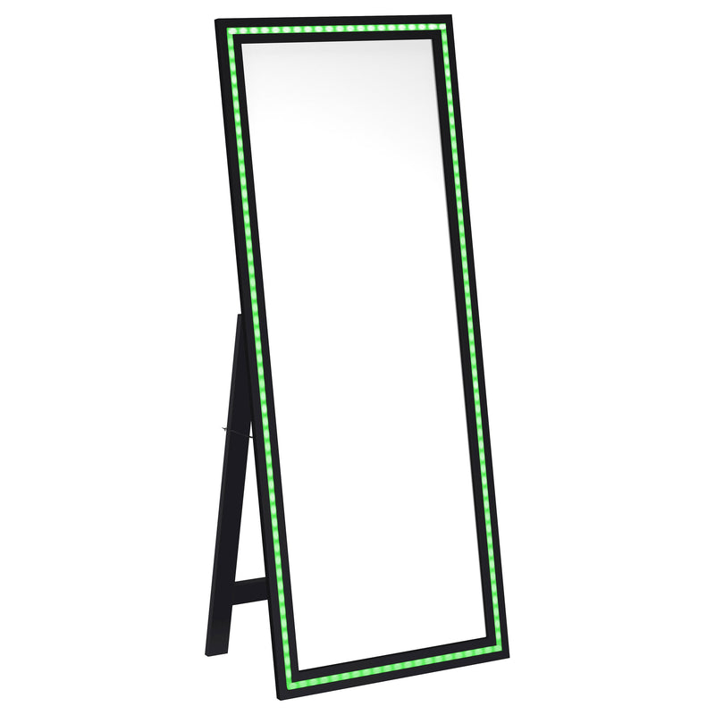 Coaster Furniture Windrose White LED Standing Mirror