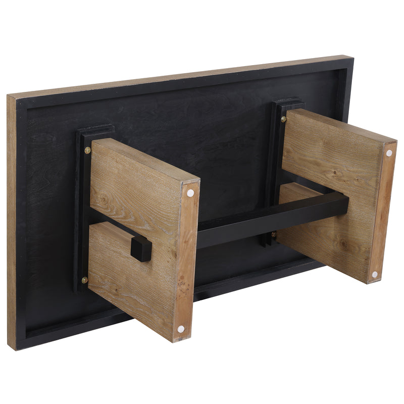 Steve Silver Aubrey Black 48 Inch Coffee Table