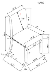 4 Crown Mark Forana Side Chairs