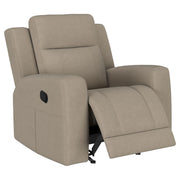 Coaster Furniture Brentwood Dark Charcoal Grey Recliner Chair