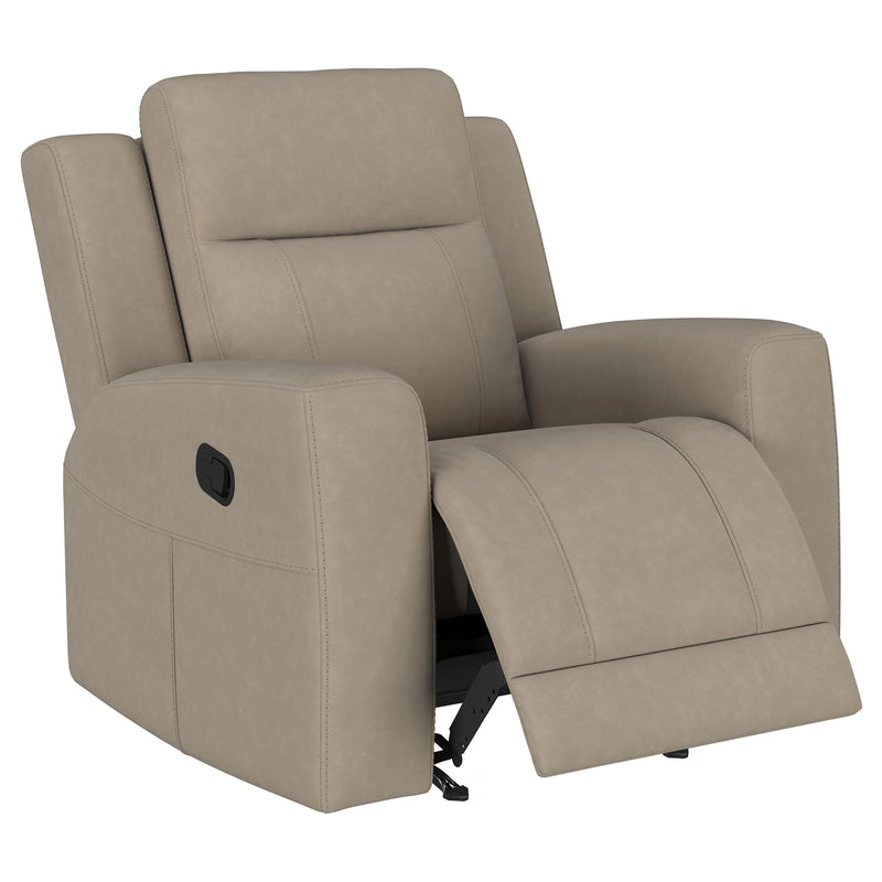 Coaster Furniture Brentwood Dark Charcoal Grey Recliner Chair