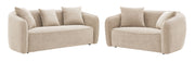 Acme Furniture Keith Brown Sofa with 3 Pillows