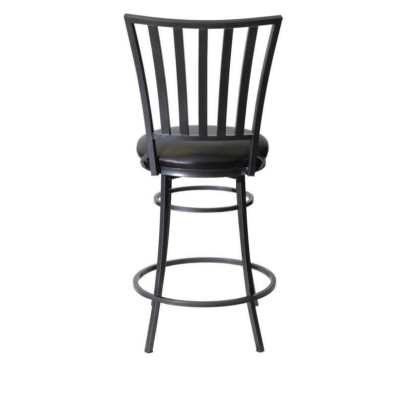 Steve Silver Stellan Black Swivel Counter Stool