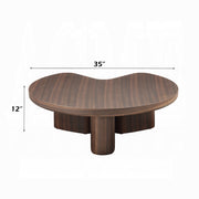 Acme Furniture Yoab Smoked Oak Light Gray Coffee Table