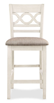 New Classic Furniture Cori Bisque Brown 5pc Counter Height Set