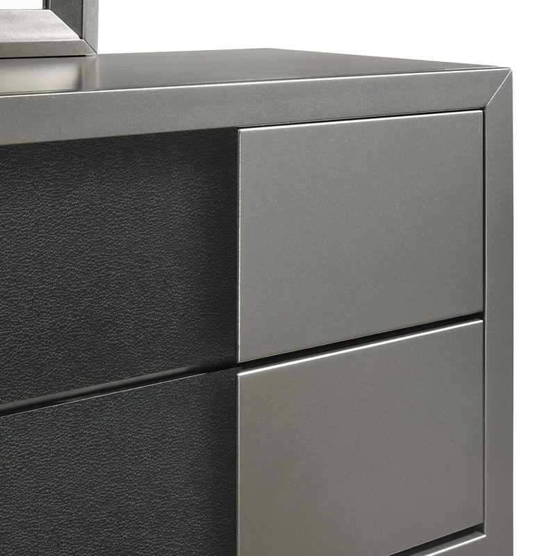 New Classic Furniture Nocturne Slate Gray Dresser