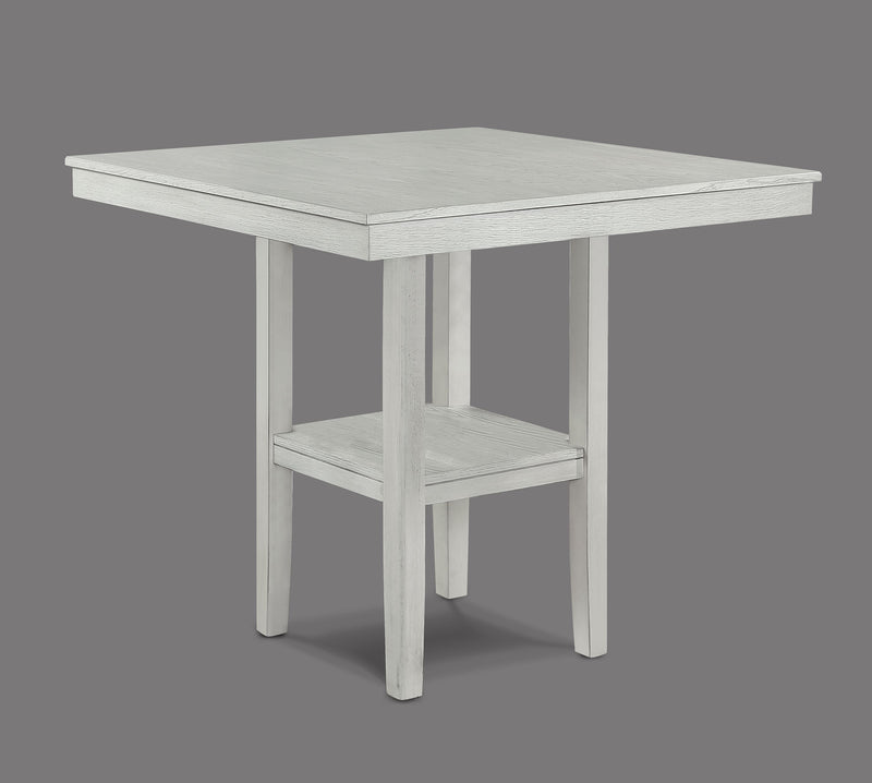 Crown Mark Lester Drift Wood 5pc Counter Height Table Set