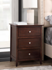 Glory Furniture Daniel Teal 3 Drawers Nightstand