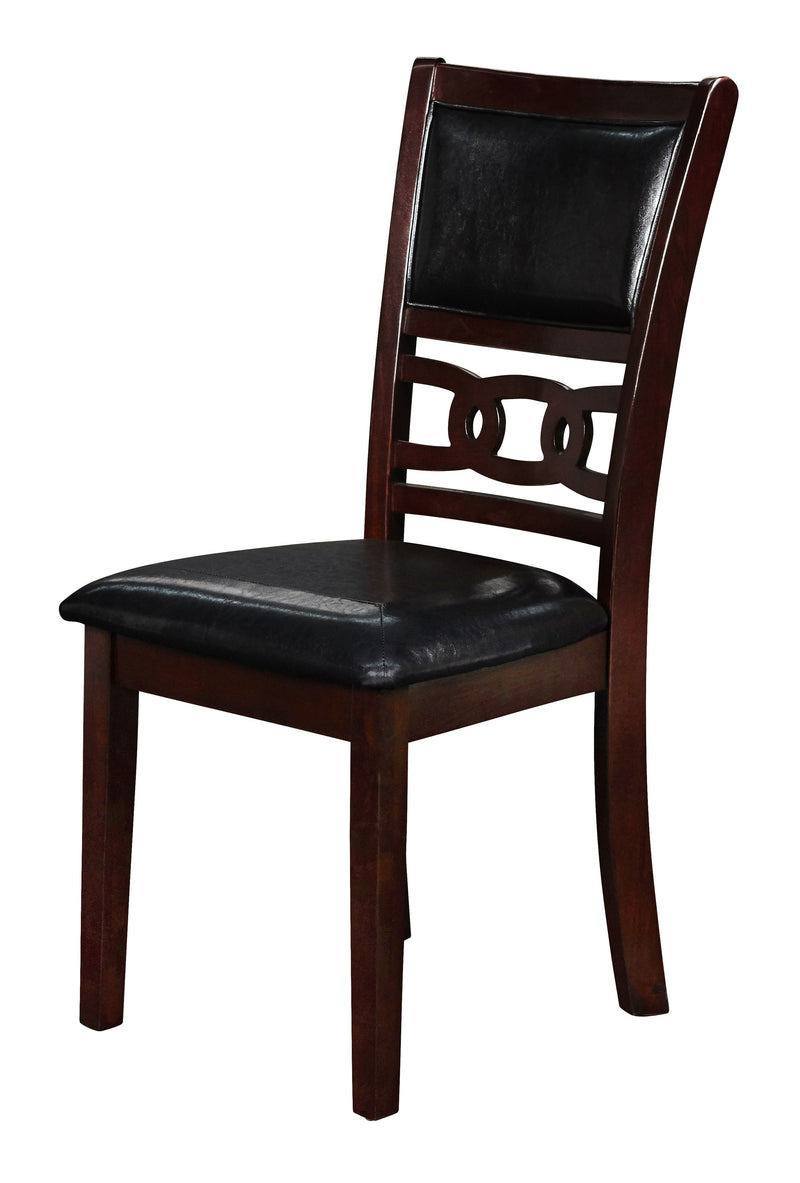 New Classic Furniture Gia Brown Round 5pc Dining Set