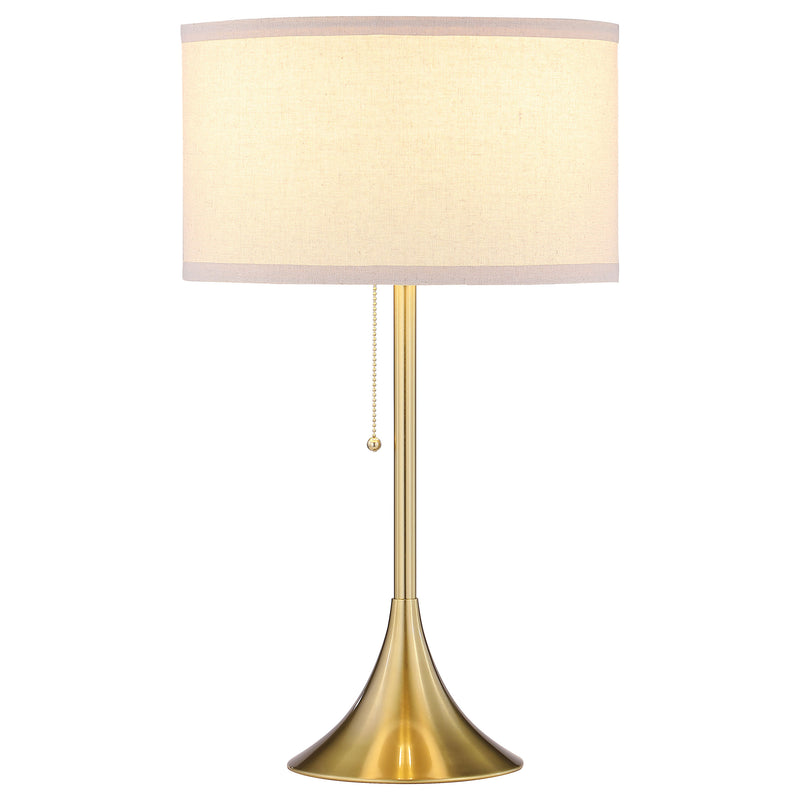 Coaster Furniture Elmira Beige 24 Inch Table Lamp