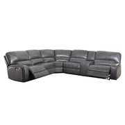 Acme Furniture Saul Gray Power Motion Sectional