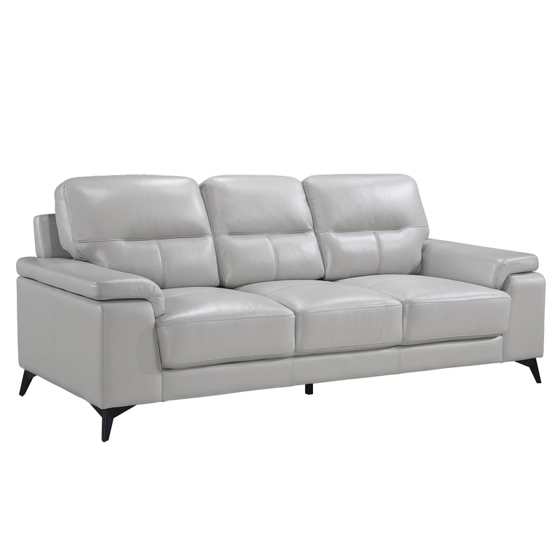 Home Elegance Mischa Silver Gray 3pc Living Room Set