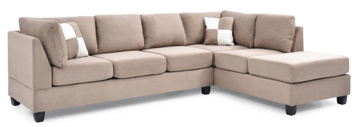 Glory Furniture Malone Mocha Sectional