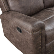 New Classic Furniture Quade Mocha Glider Recliner
