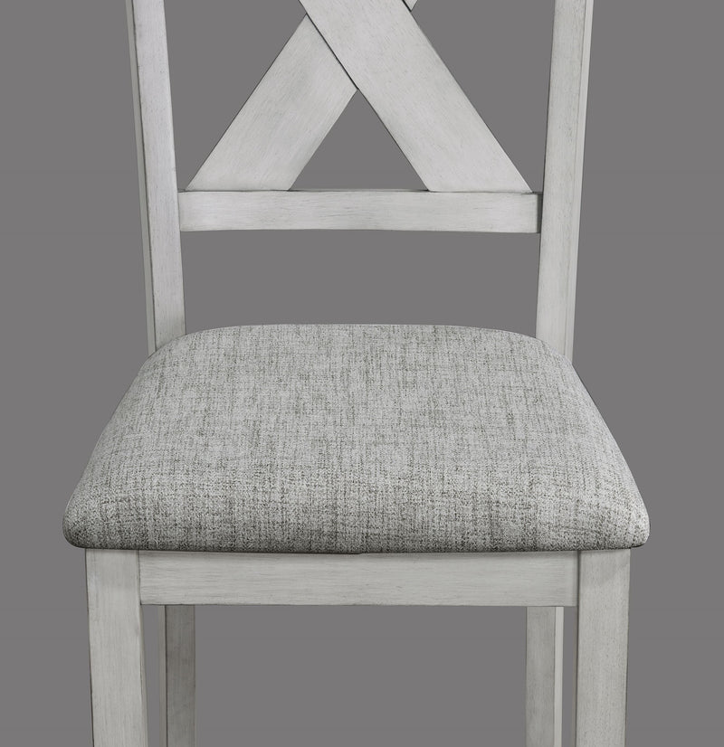 Crown Mark Clara Drift Wood 5pc Dinette Set