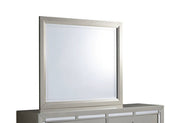 Global Furniture Riley Silver Dresser and Mirror