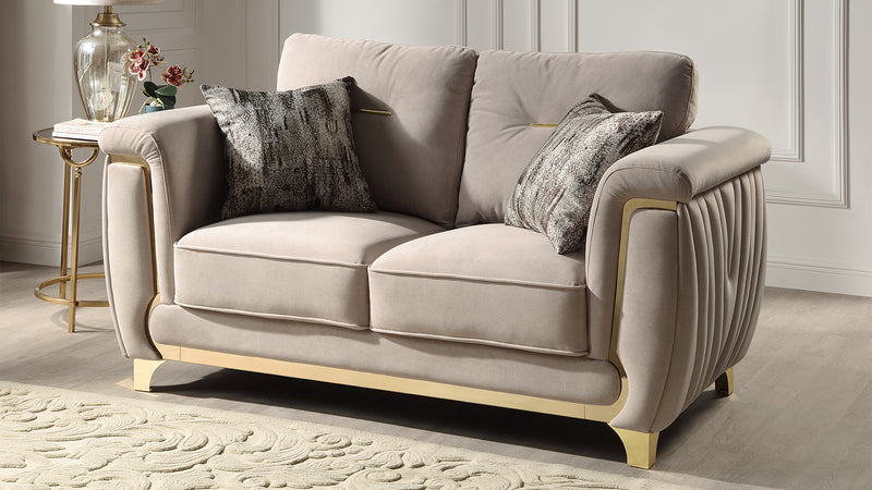 Galaxy Home Leena Gray Loveseat