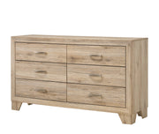 Acme Furniture Miquell Oak Dresser and Mirror