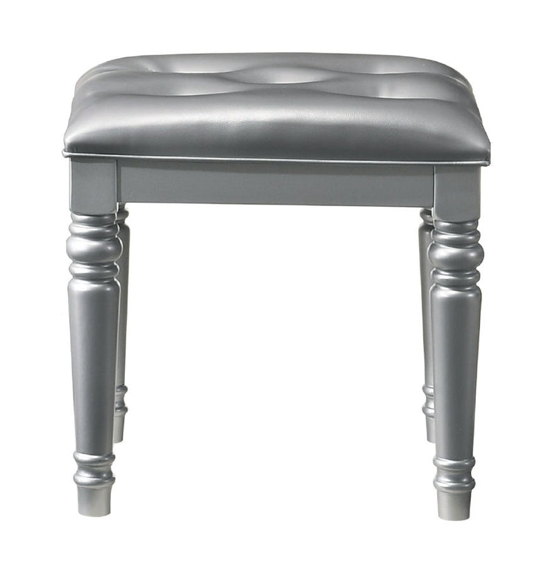 New Classic Furniture Valentino Black Vanity Table Stool