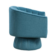 Home Elegance Bristol Teal Swivel Chair