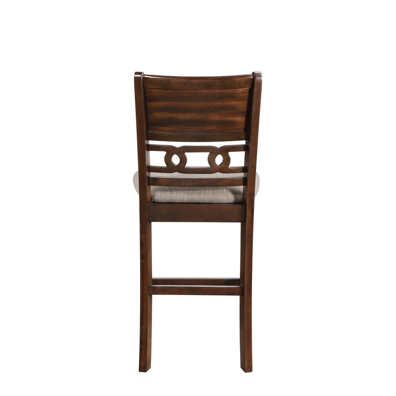 New Classic Furniture Gia Gray Round 5pc Counter Height Set