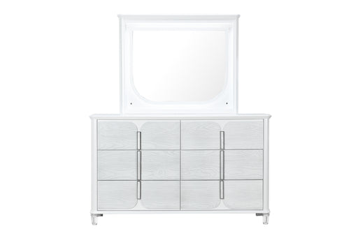 Global Furniture Apollo Grey Dresser and Mirror
