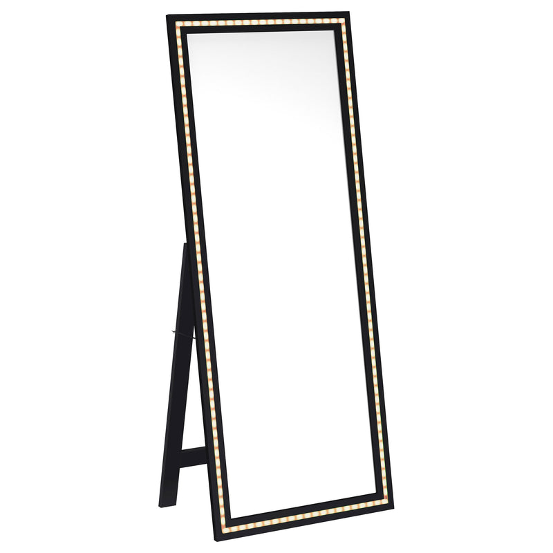 Coaster Furniture Windrose White LED Standing Mirror