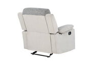 Global Furniture U6027 Grey Glider Recliner
