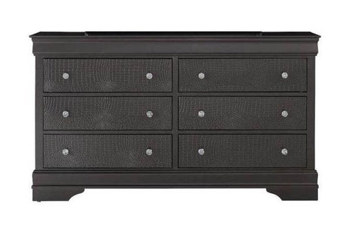 Global Furniture Pompei Metallic Grey Dresser