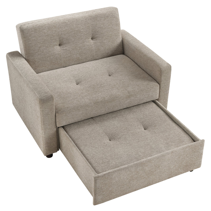 Steve Silver Noah Gray Twin Sleeper Chair