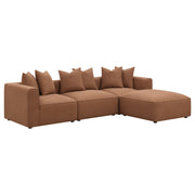 Coaster Furniture Jennifer Terracotta Armless Chair