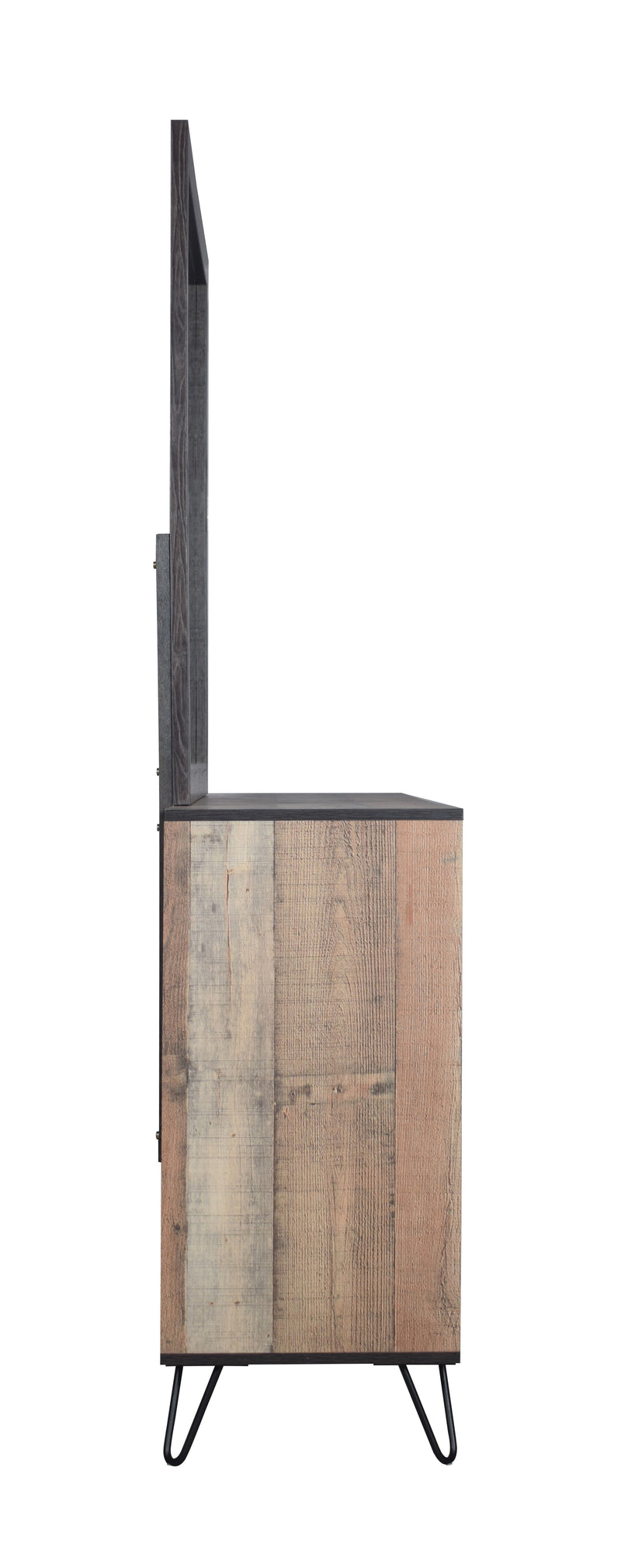 New Classic Furniture Elk River Rustic Dresser and Mirror