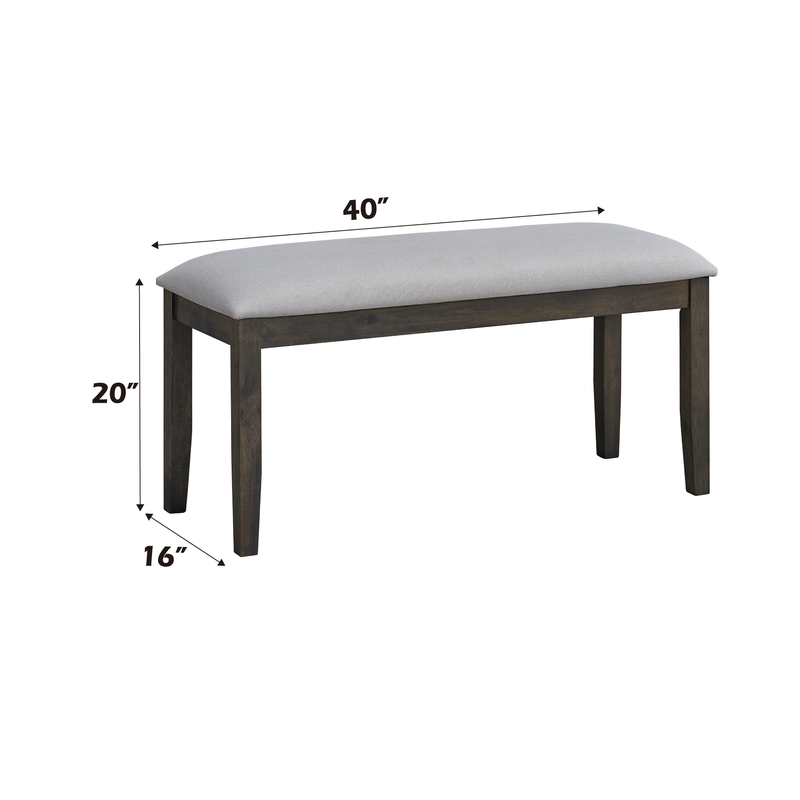 Acme Furniture Marit Gray Bench