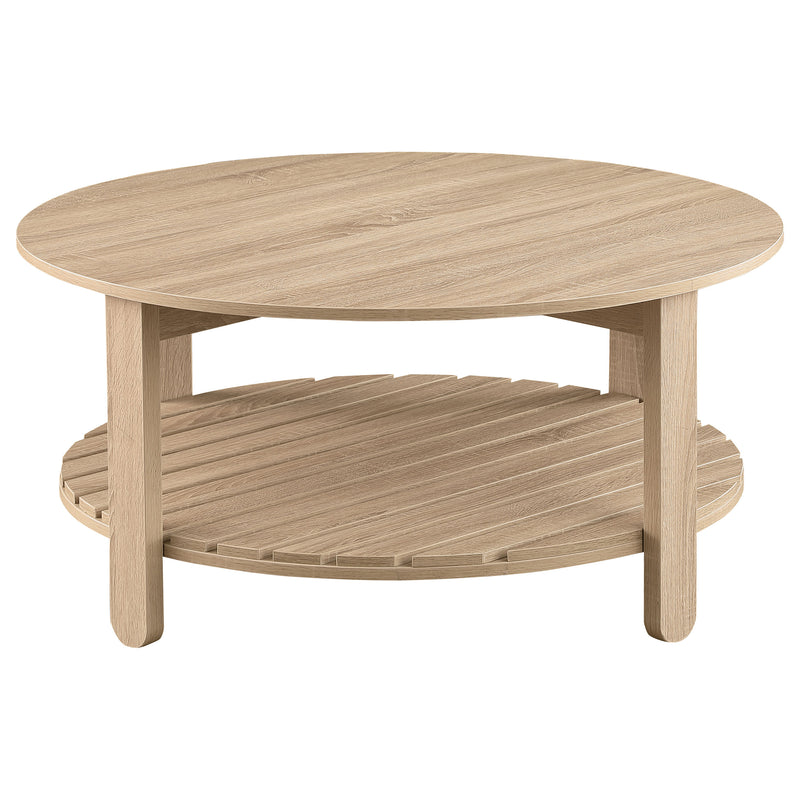 Coaster Furniture Fowler Natural Brown Coffee Table
