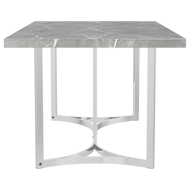 Coaster Furniture Sterling Grey Rectangular Dining Table