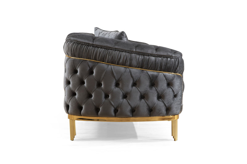 Galaxy Home Vanessa Taupe Sofa